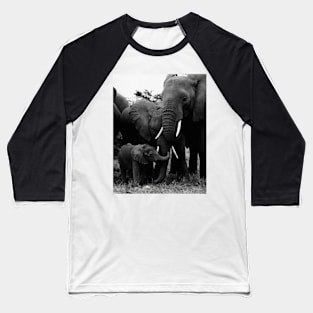 Vintage Kenya Elephants Baseball T-Shirt